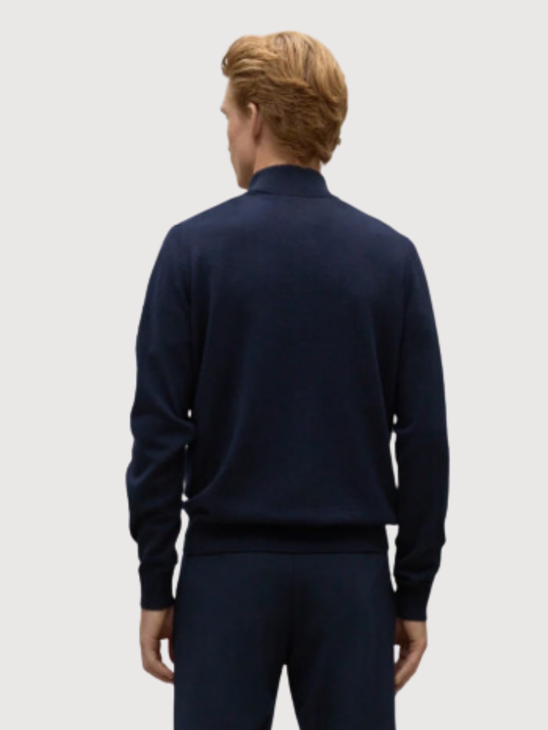 Larchalf Deep Navy Pullover Mann | Ecoalf