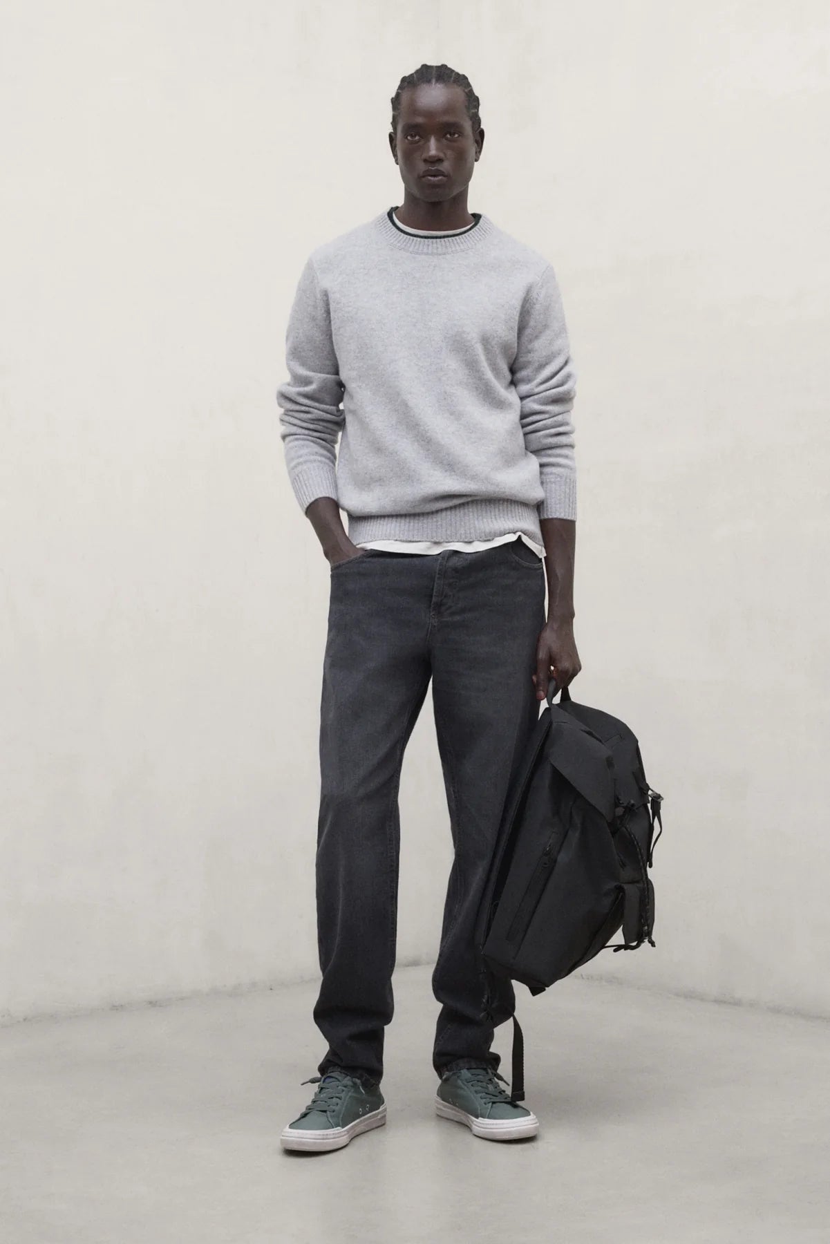 Marula Men's Sweater Light Grey Melange | ECOALF