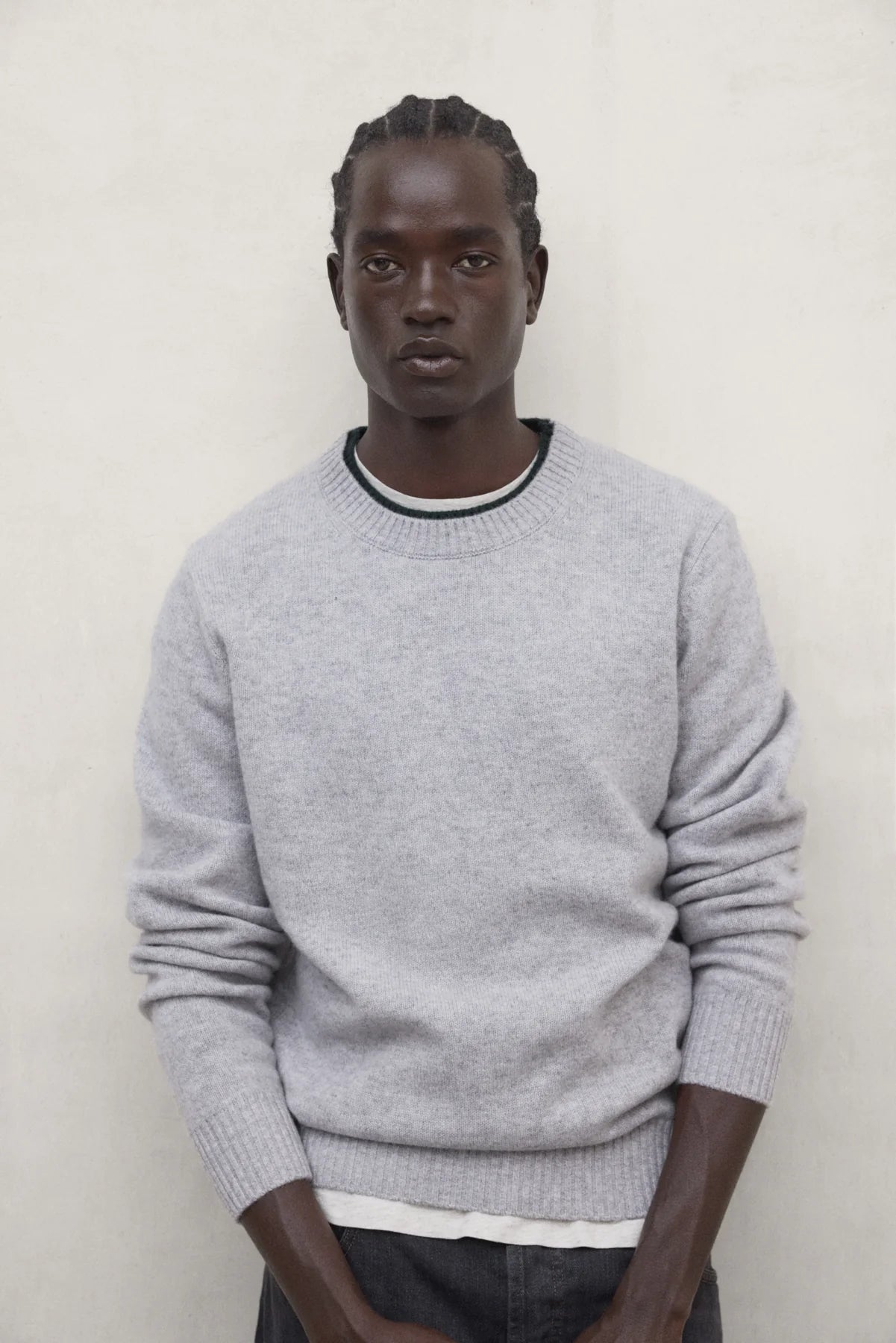Marula Men's Sweater Light Grey Melange | ECOALF