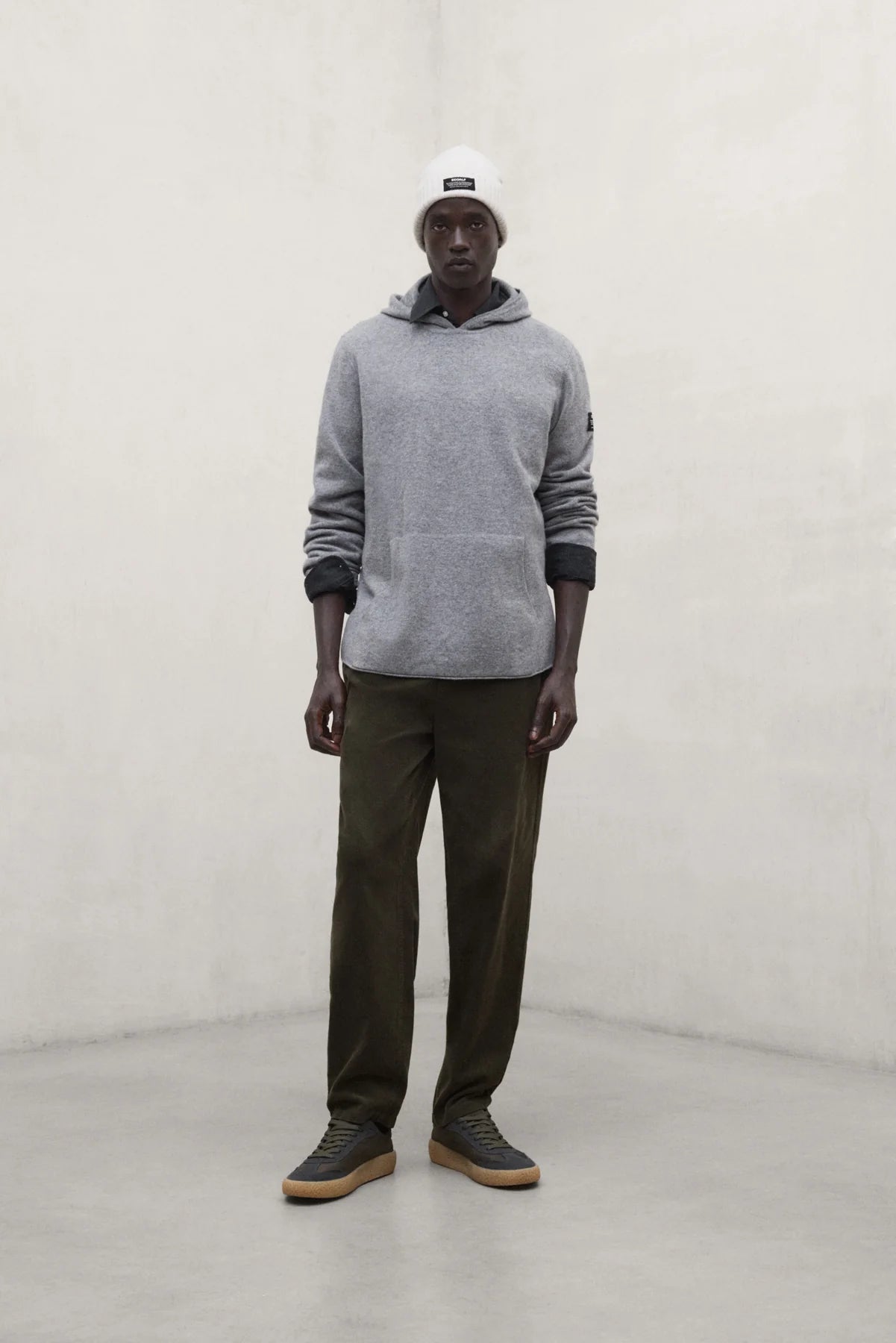 Mugga Men's Sweater Medium Grey Melange | ECOALF