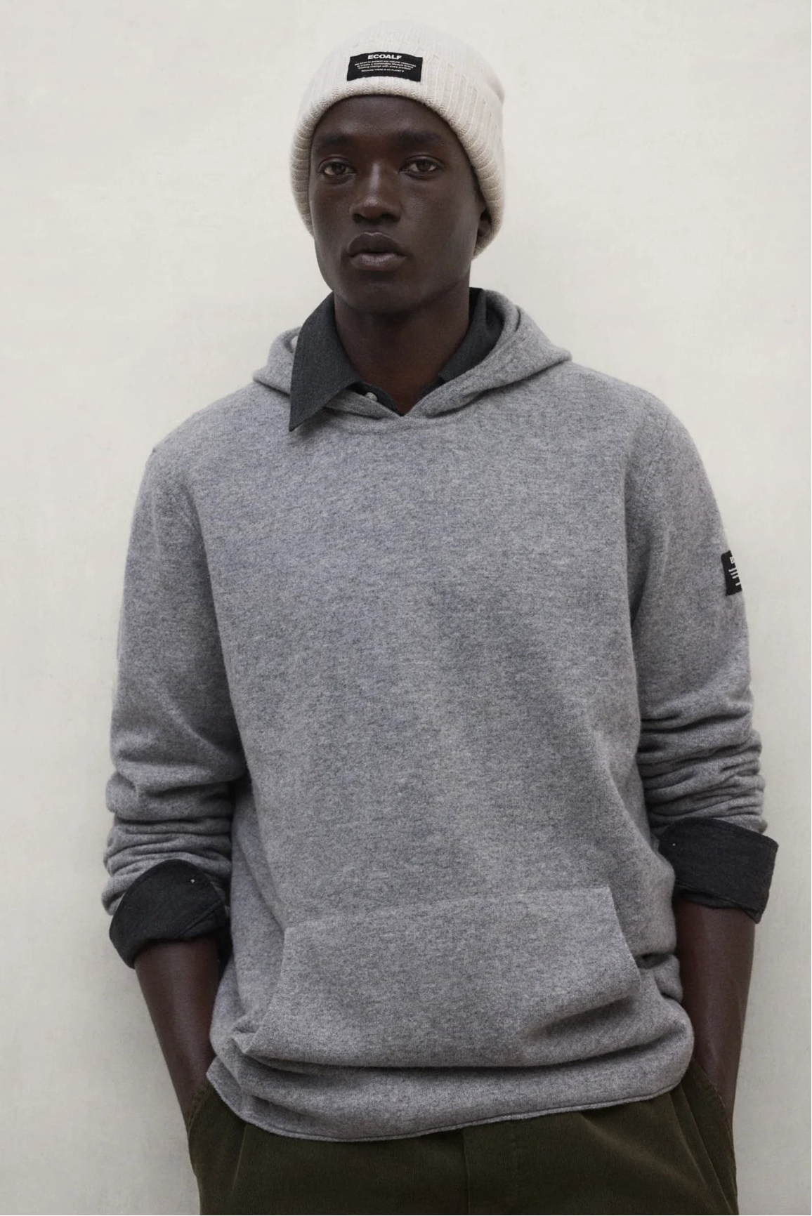 Mugga Men's Sweater Medium Grey Melange | ECOALF