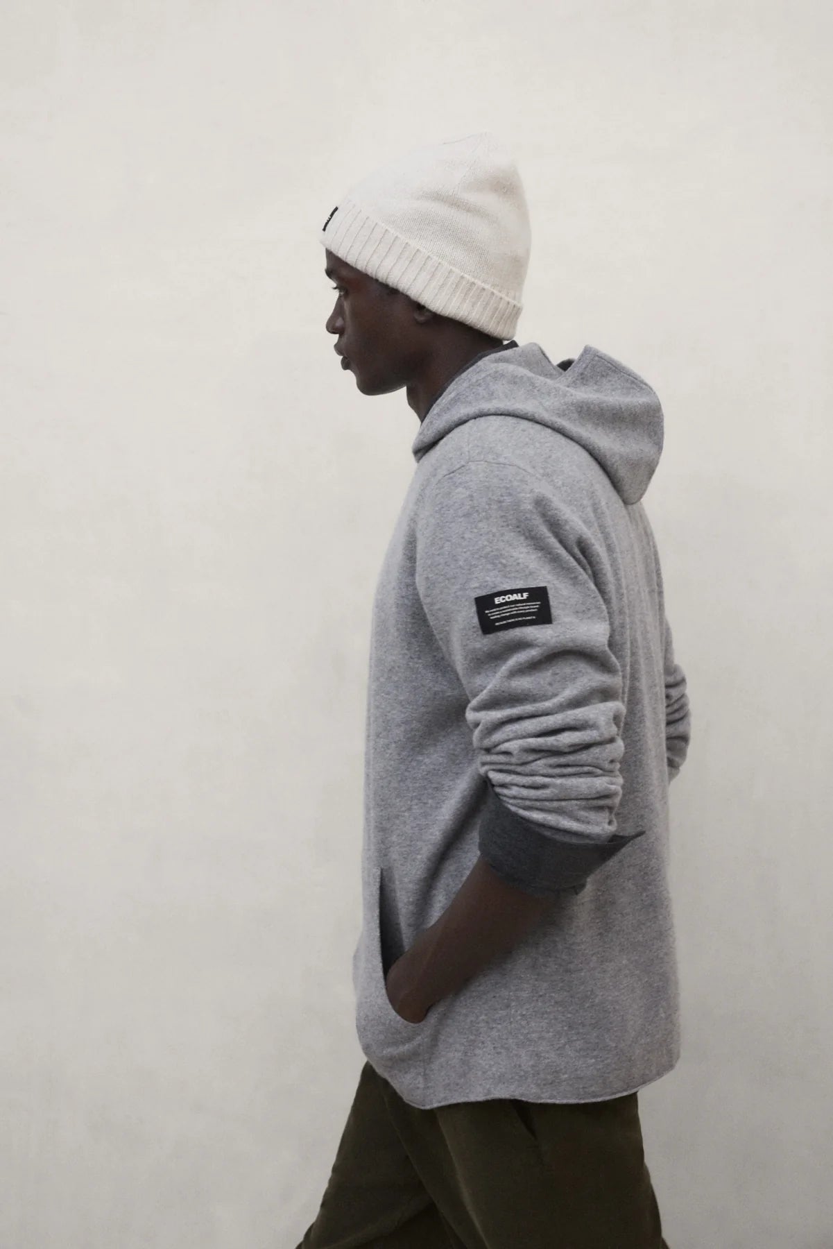 Mugga Men's Sweater Medium Grey Melange | ECOALF