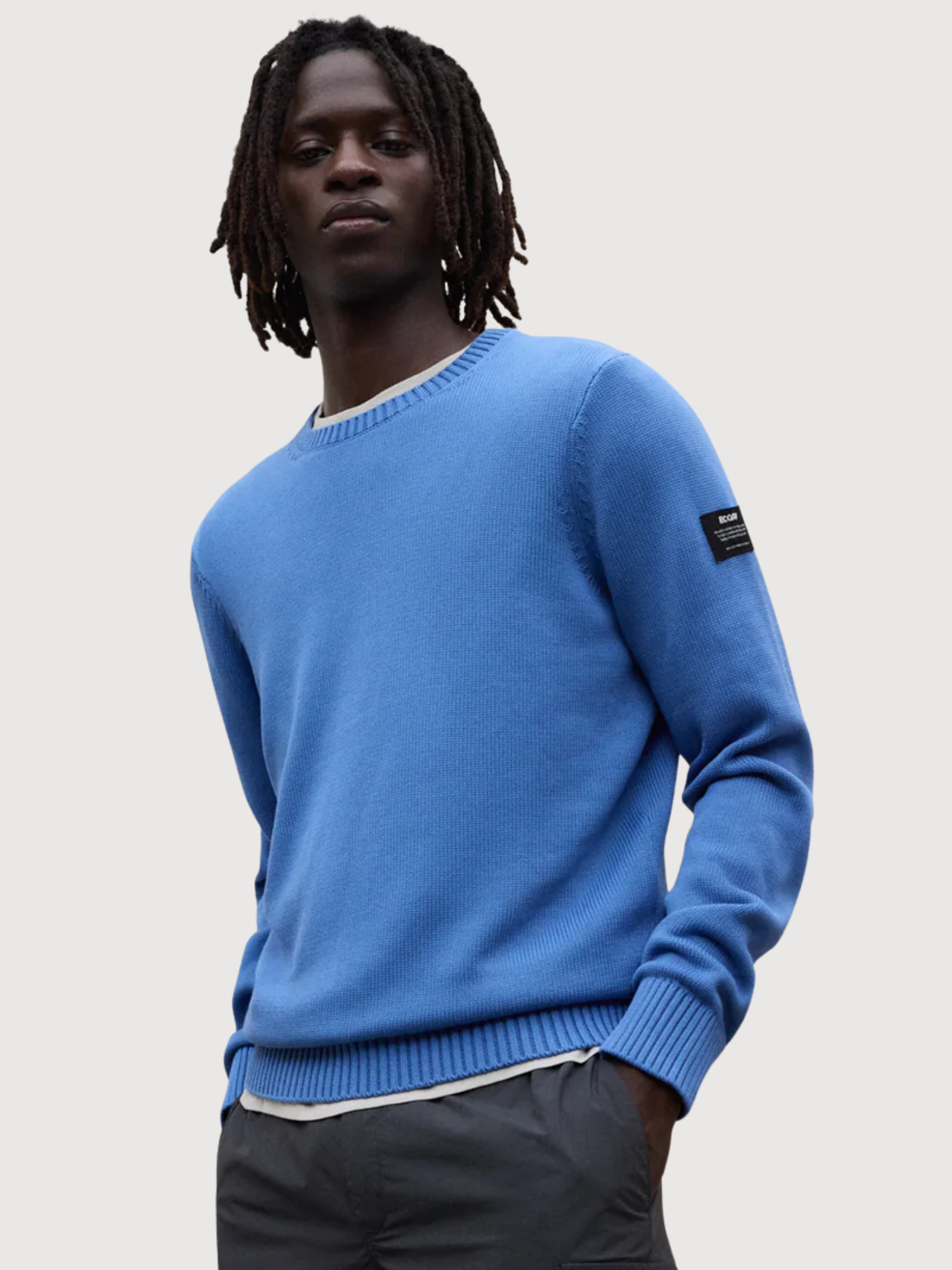 CODA MAGLIA UOMO Blu Pacifico | Ecoalf