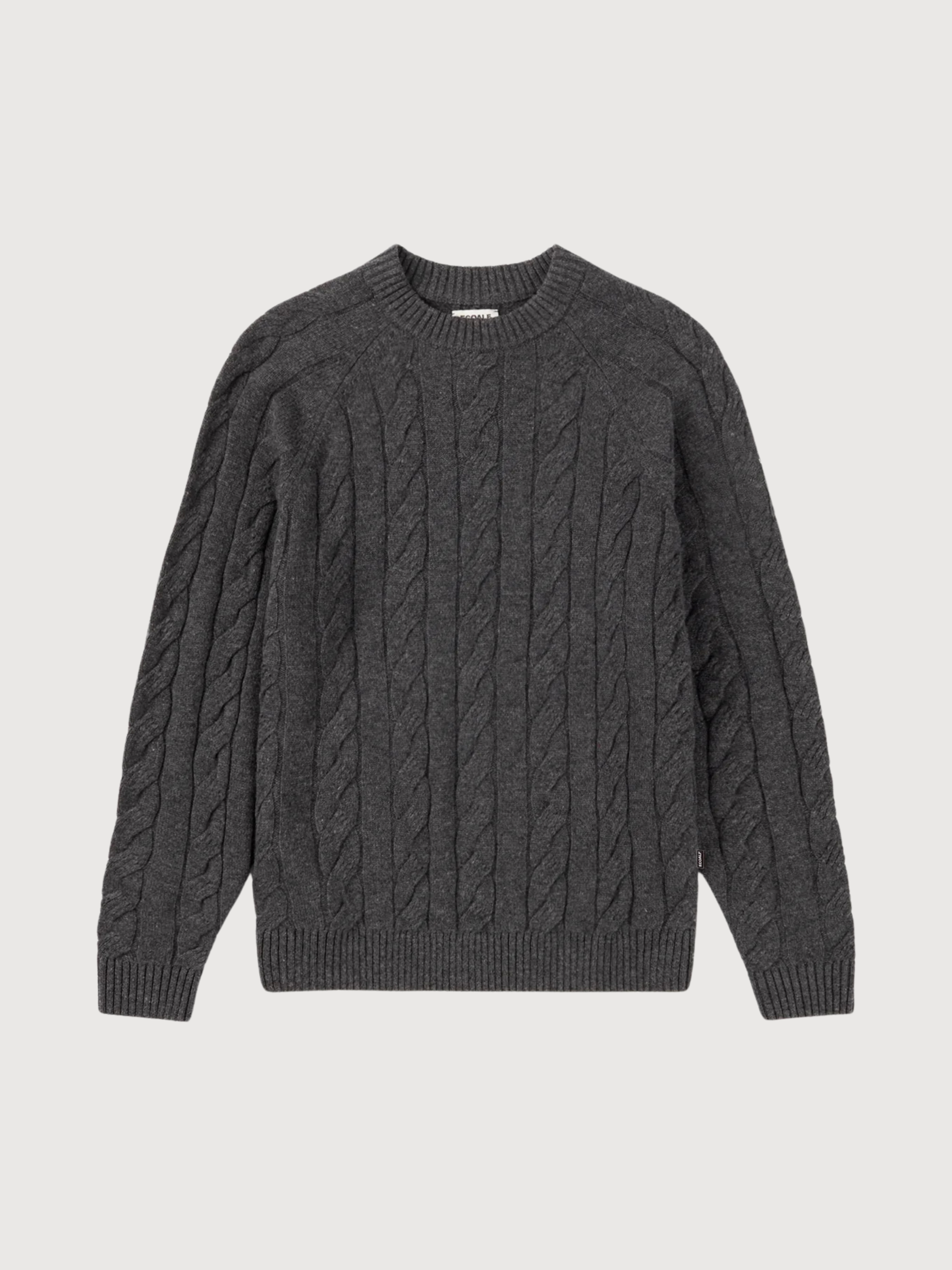 Tilo Pullover Stricken Mann Grau | Ecoalf