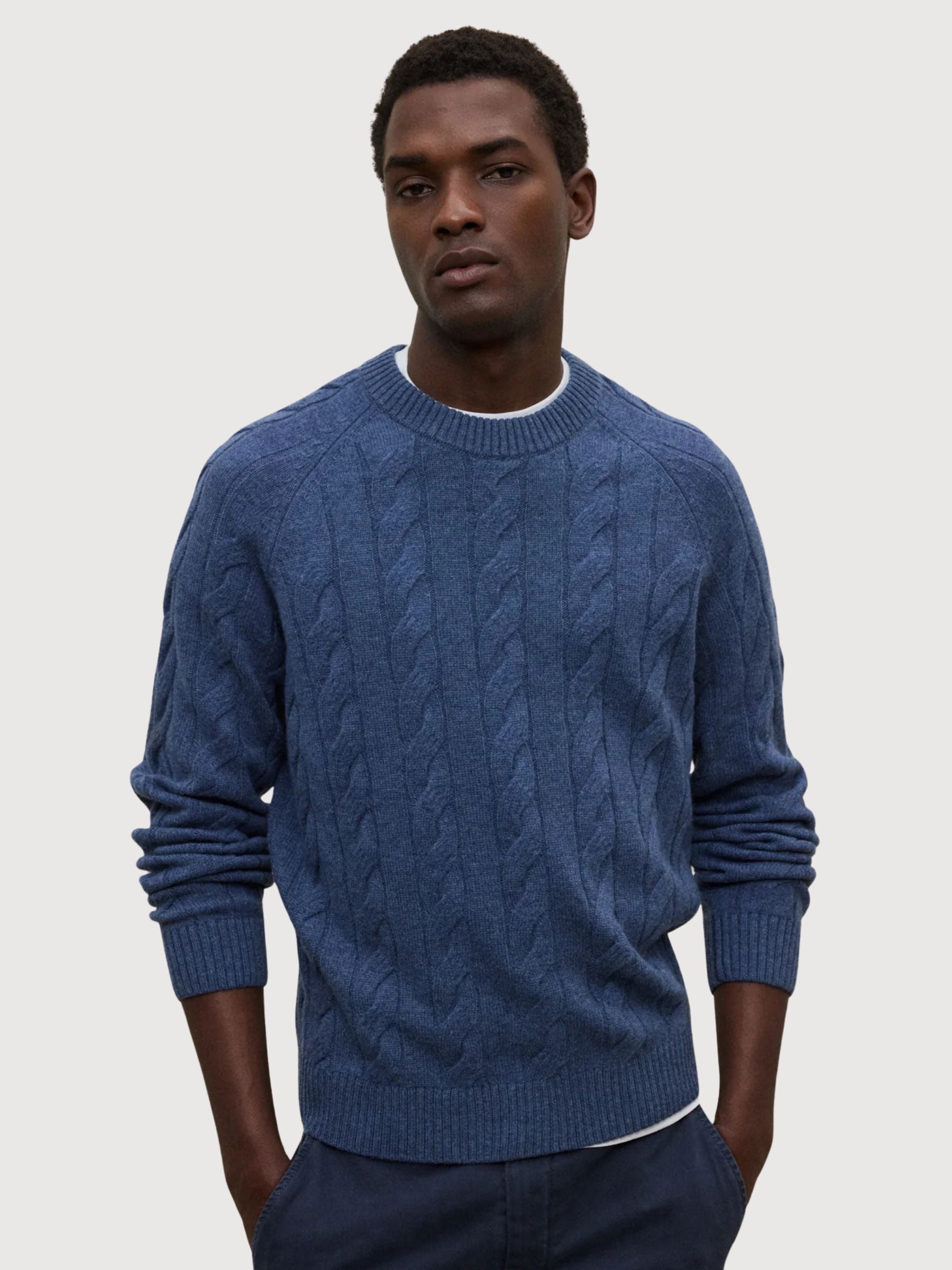 Pullover tilo melange – blue | ECOALF