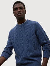 Pullover Tilo Melange – blau | ECOALF
