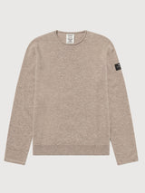 Yulan Knit Man Dark Sand Malange | Ecoalf