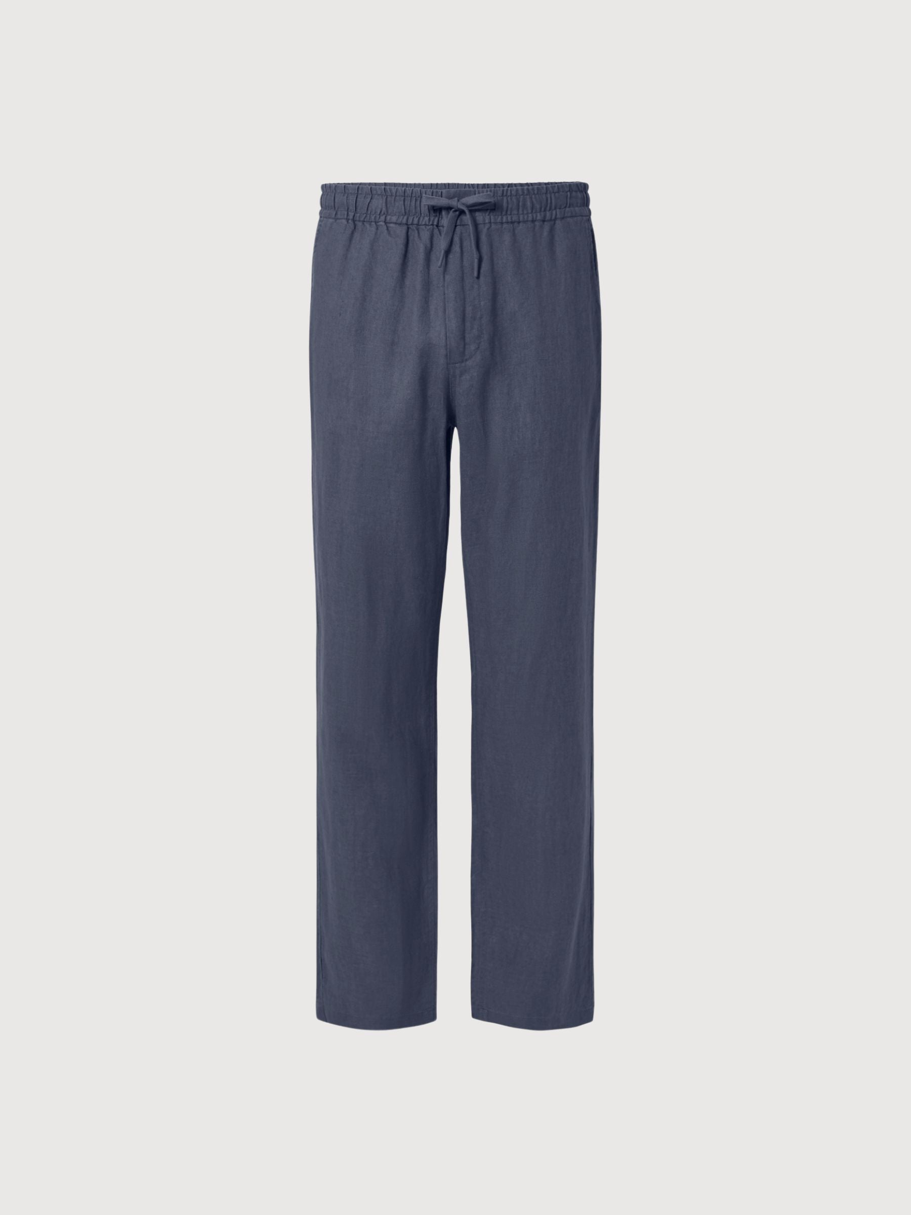 Pantaloni Ethica blu in lino | Ecoalf