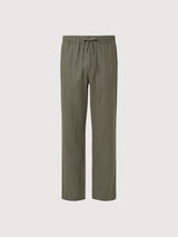Trousers Ethica Green in Linen | Ecoalf