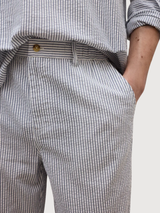 Hose Feire Mann Weiß/Blau Baumwolle | Ecoalf