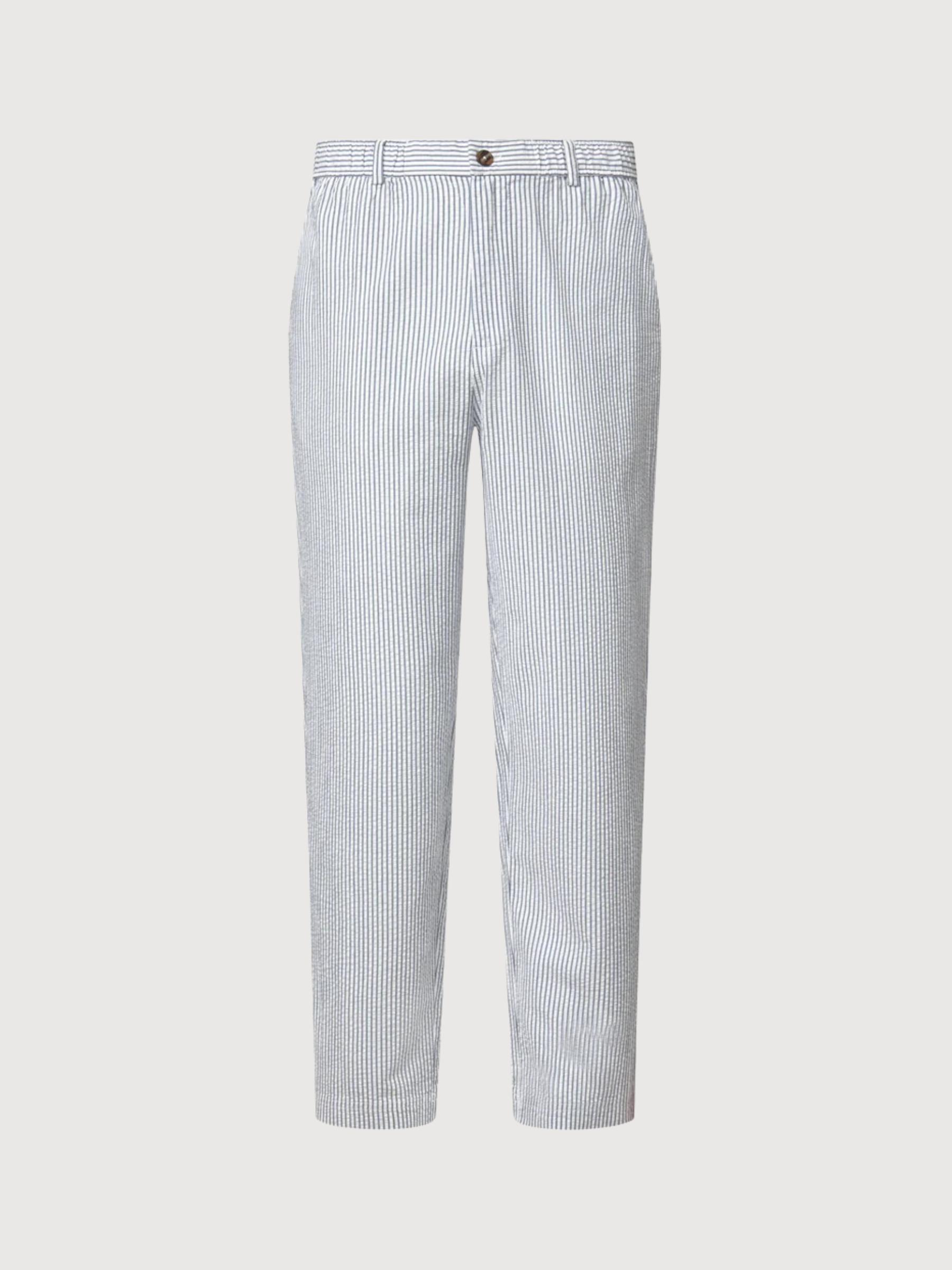 Pantalone Feire uomo Bianco/Blu Cotone | Ecoalf