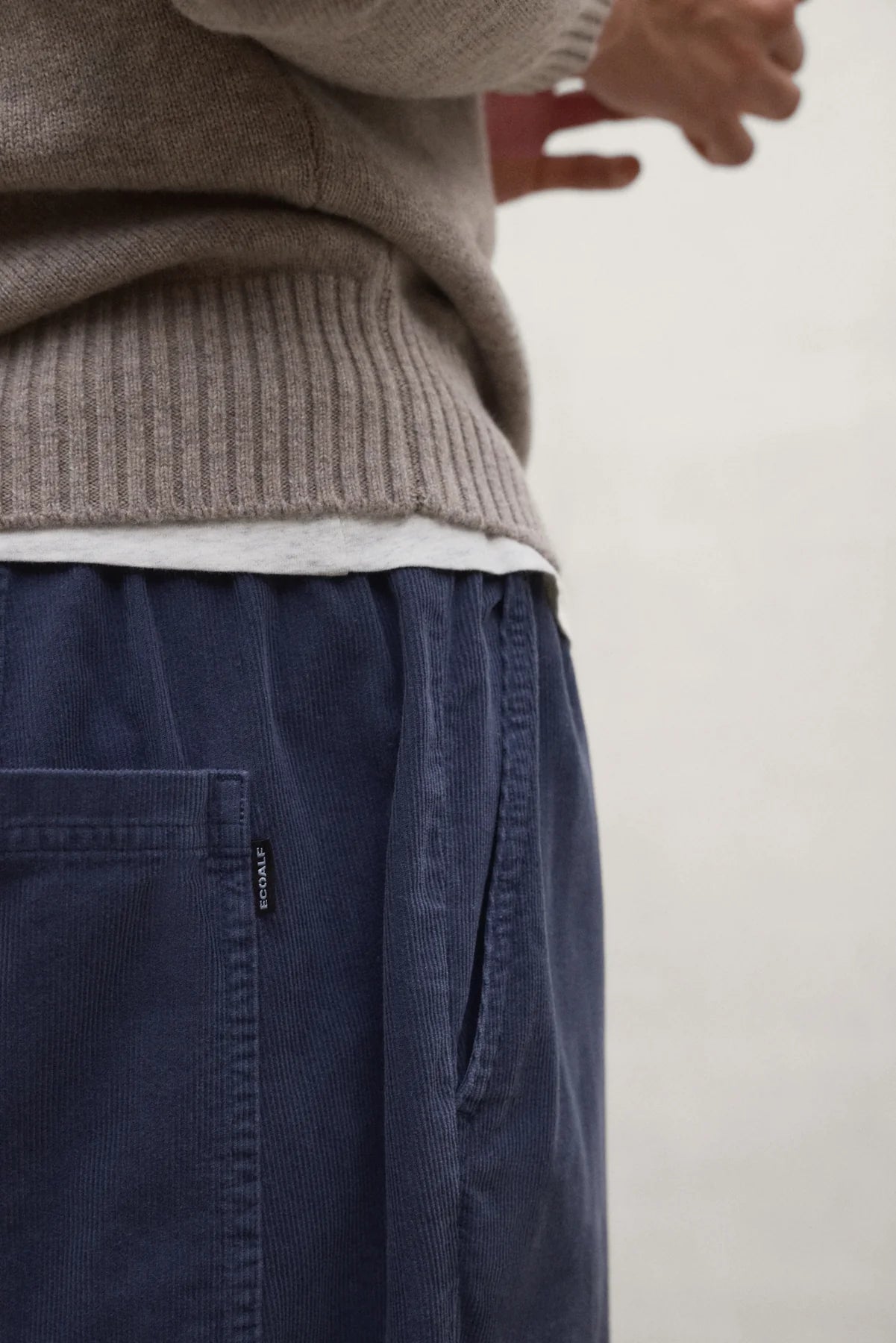 Blue Gina Corduroy Trousers | ECOALF