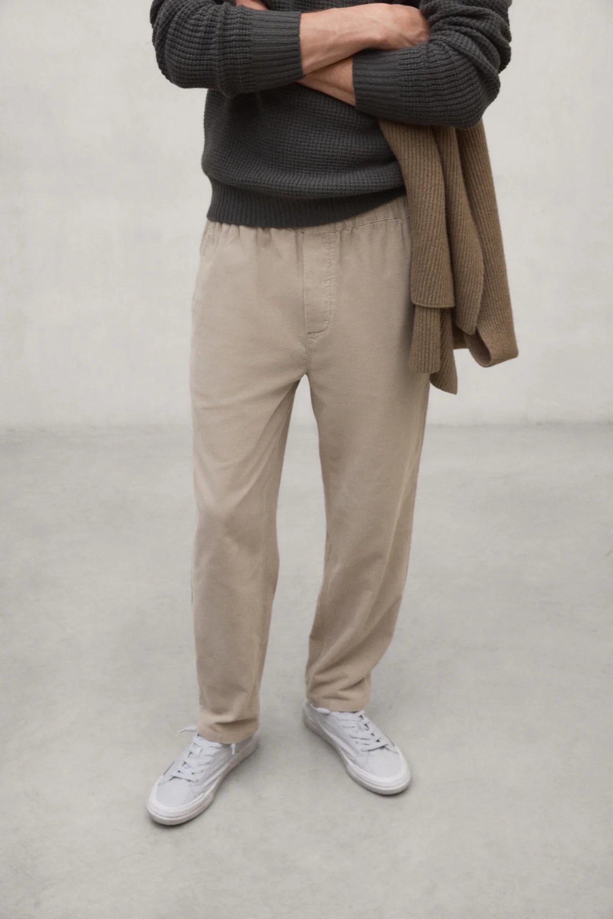 Gina Pana Relaxed Trousers Washed Stone | ECOALF