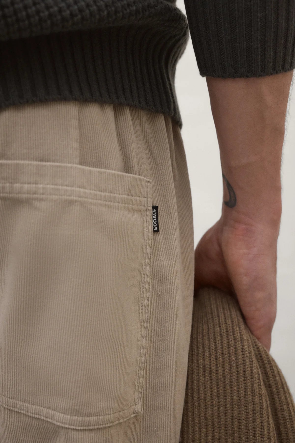 Gina Pana Relaxed Trousers Washed Stone | ECOALF