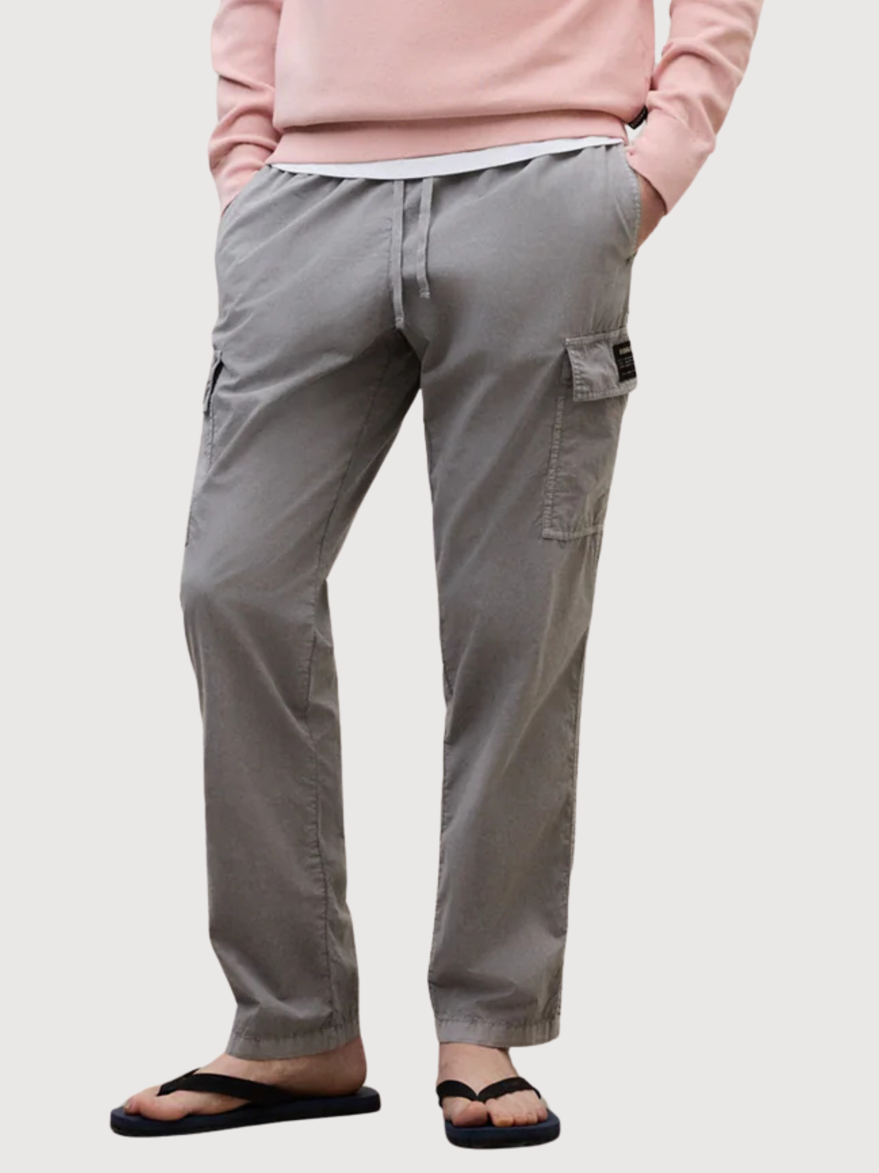 Pantaloni Targo da uomo in cotone antracite | Ecoalf