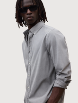 CAMICIA UOMO ANTEJO POPELIN Antracite | ECOALF