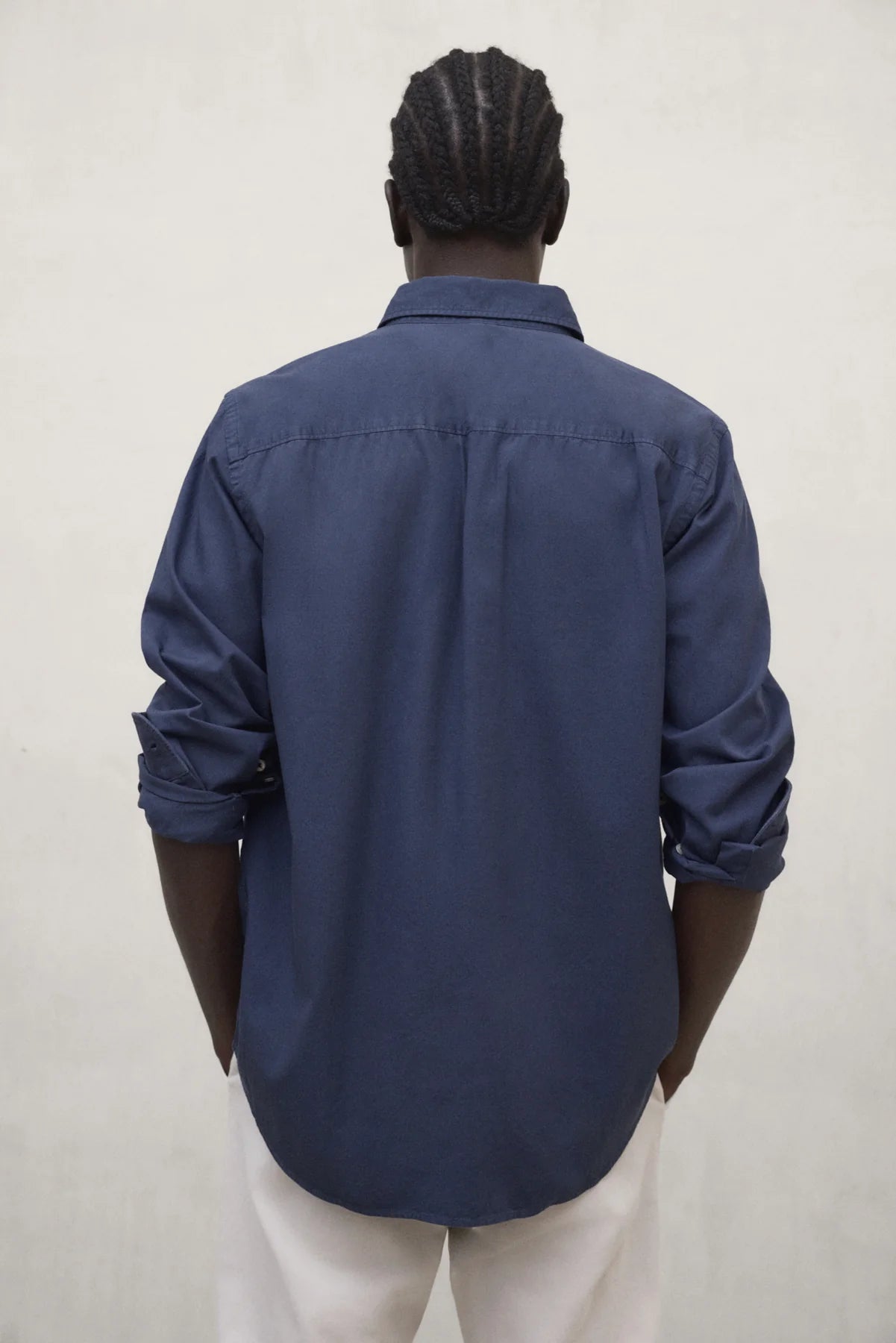 Antejo Men's Shirt Steel Blue | ECOALF
