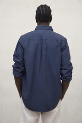 Antejo Men's Shirt Steel Blue | ECOALF