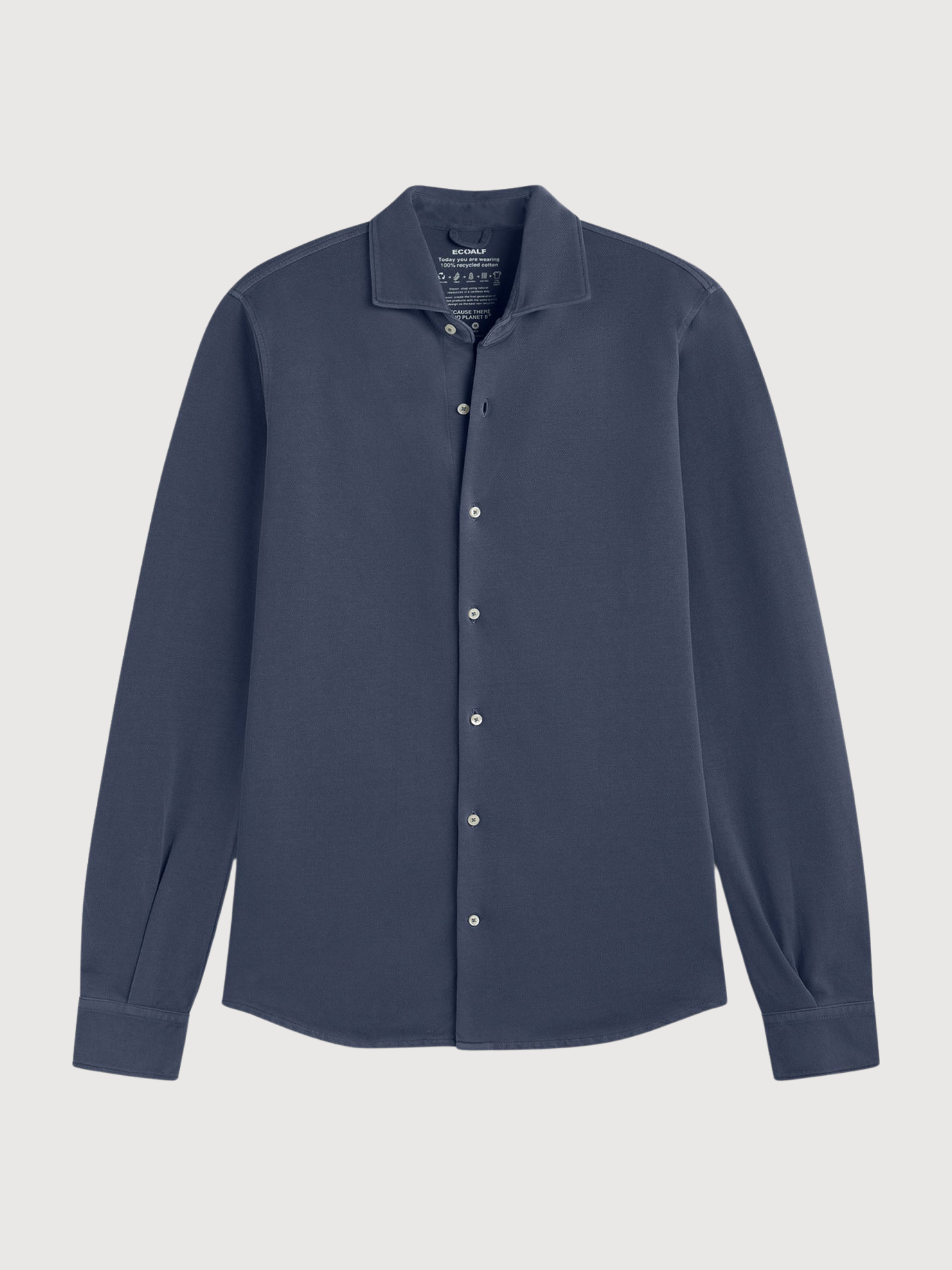 Shirt Gotham Cotton Dark Blue | ECOALF