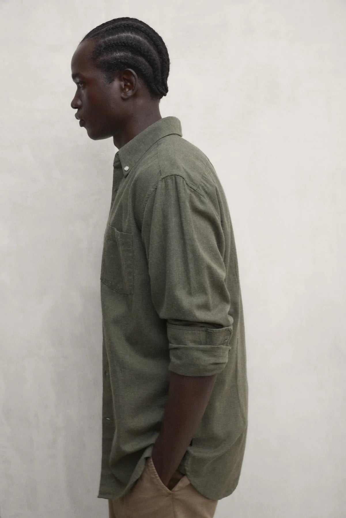 Shirt Javier Olive for Men | ECOALF