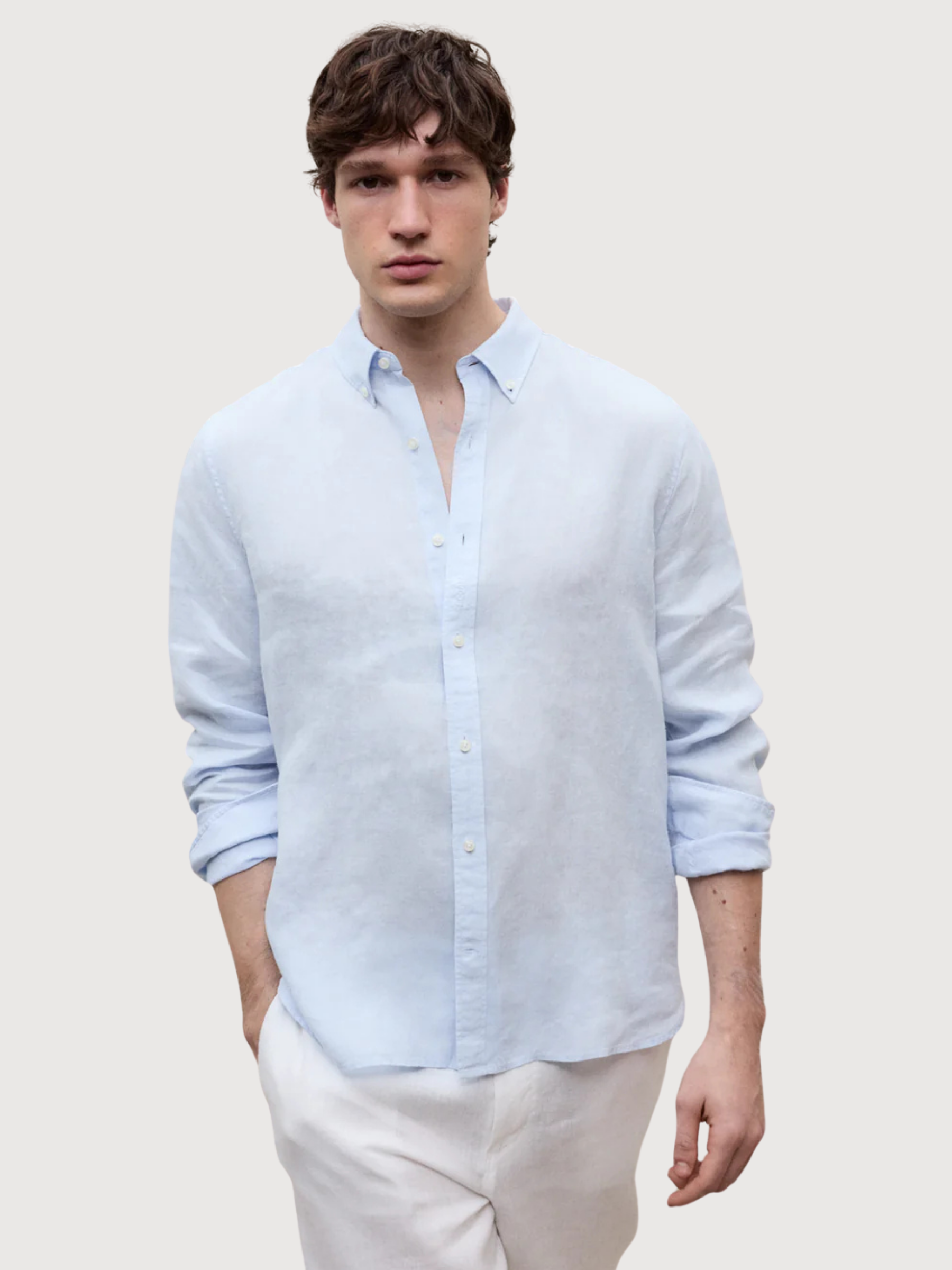 CAMICIA MALIBU Uomo Antracite | ECOALF