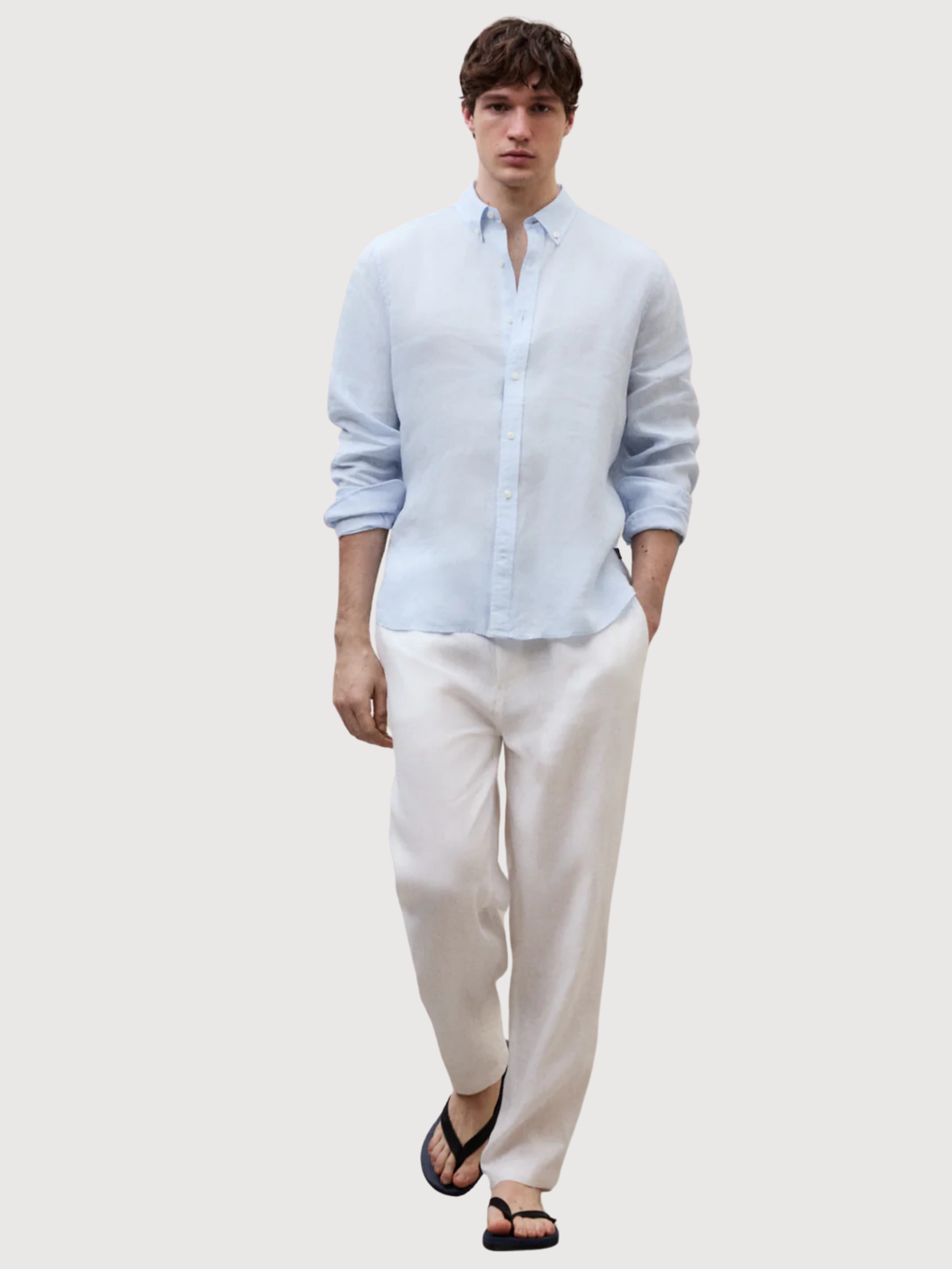 CAMICIA MALIBU Uomo Antracite | ECOALF