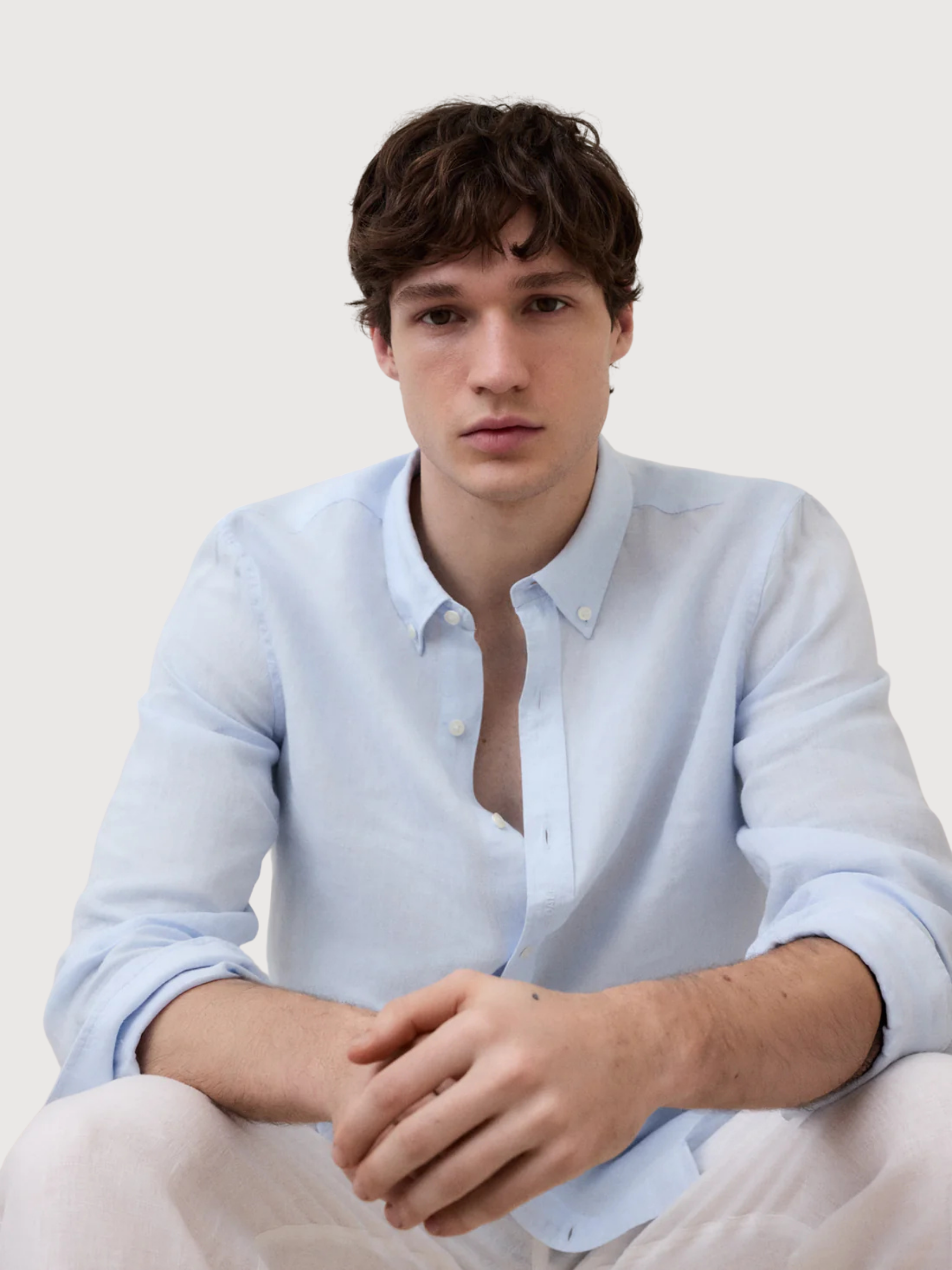 CAMICIA MALIBU Uomo Antracite | ECOALF