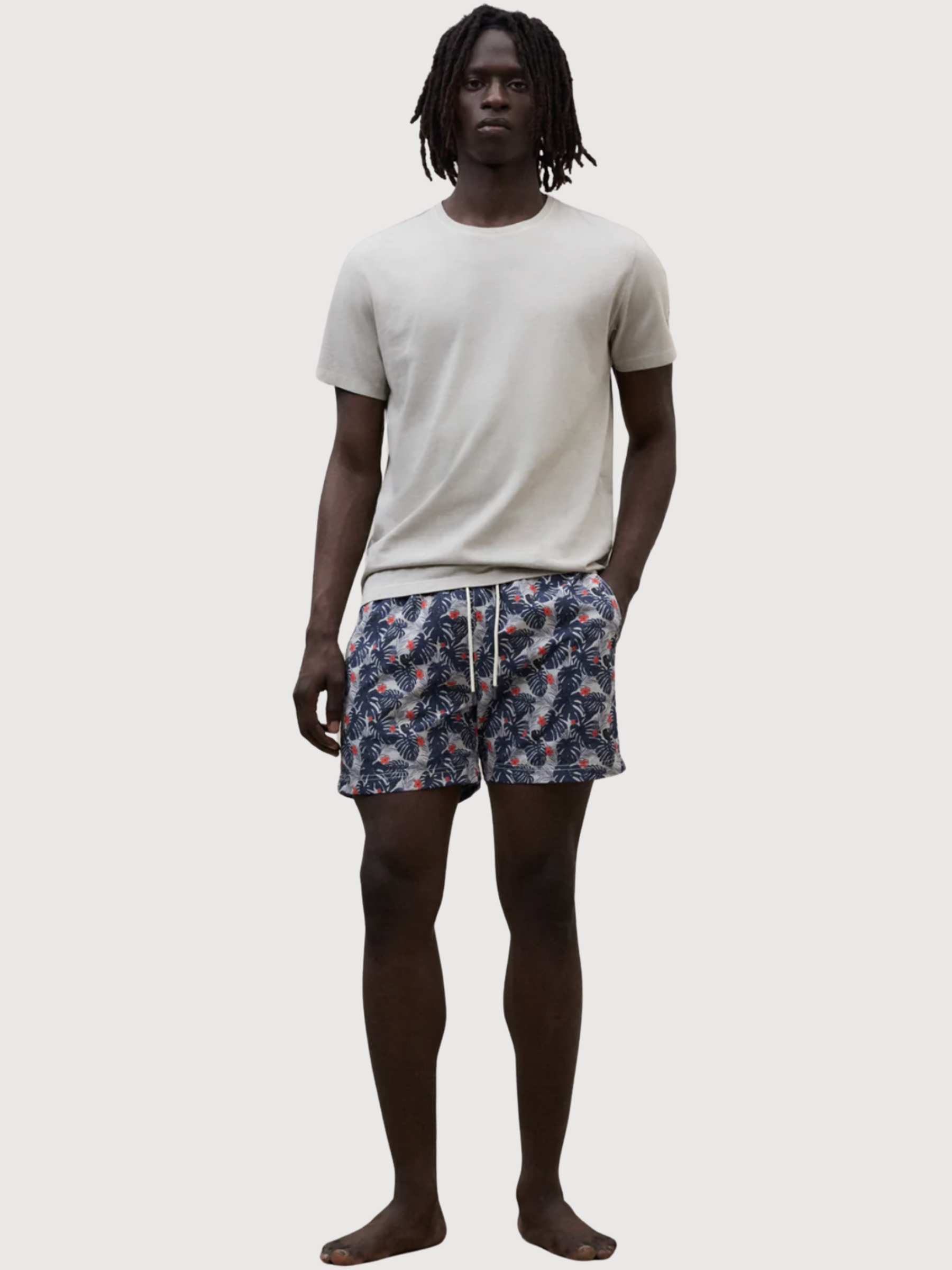 BEQUIA BADEHOSE HERREN Blue Jungle Print | ECOALF