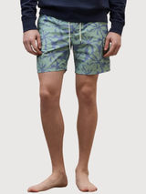 Costume da bagno Bique Uomo Stampa Tropicale Verde | Ecoalf
