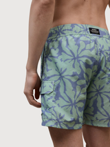 Costume da bagno Bique Uomo Stampa Tropicale Verde | Ecoalf