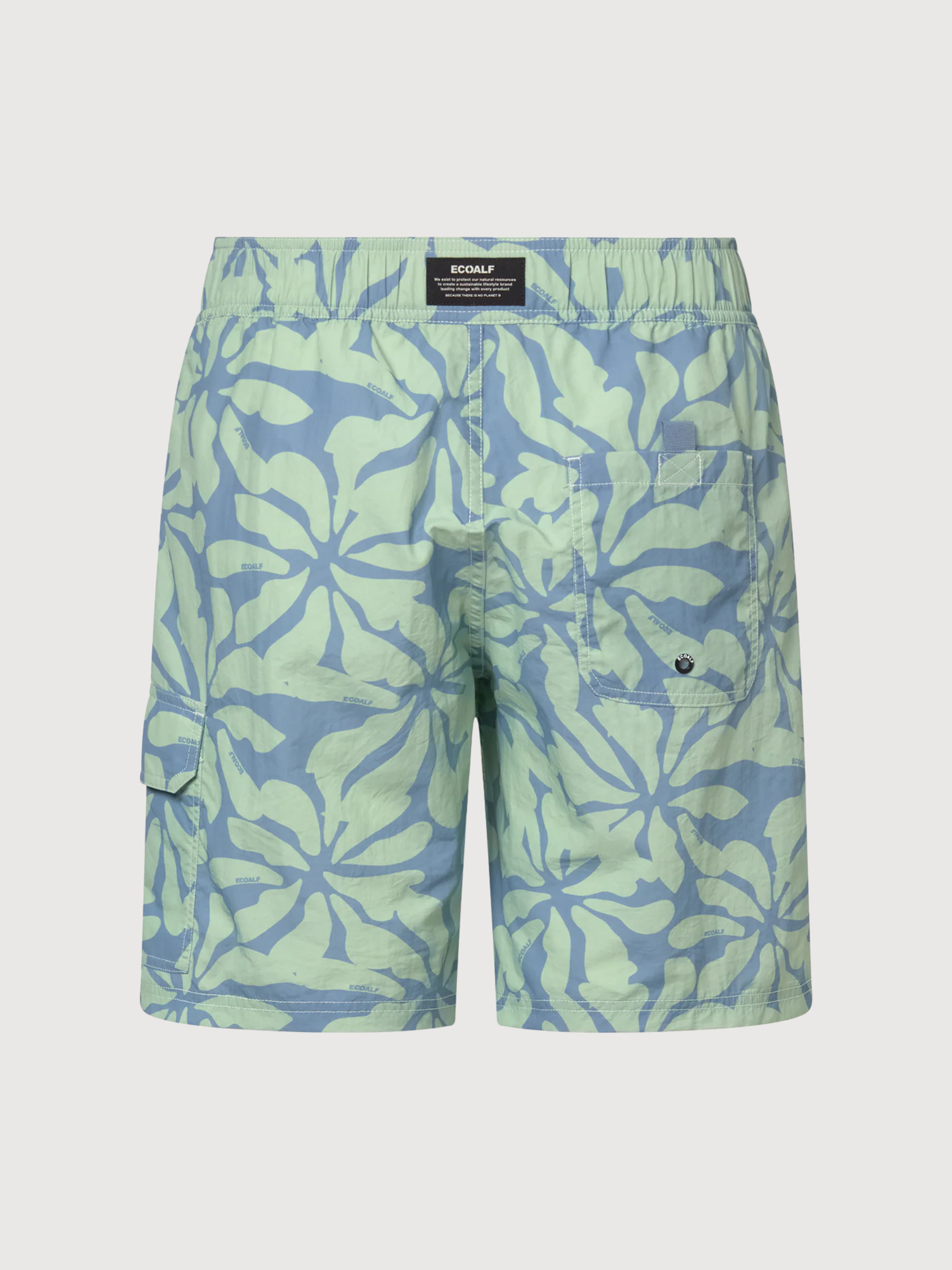 Costume da bagno Bique Uomo Stampa Tropicale Verde | Ecoalf