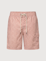 COSTUME DA BAGNO UOMO BIQUE Stampa astratta rosa cipria | Ecoalf