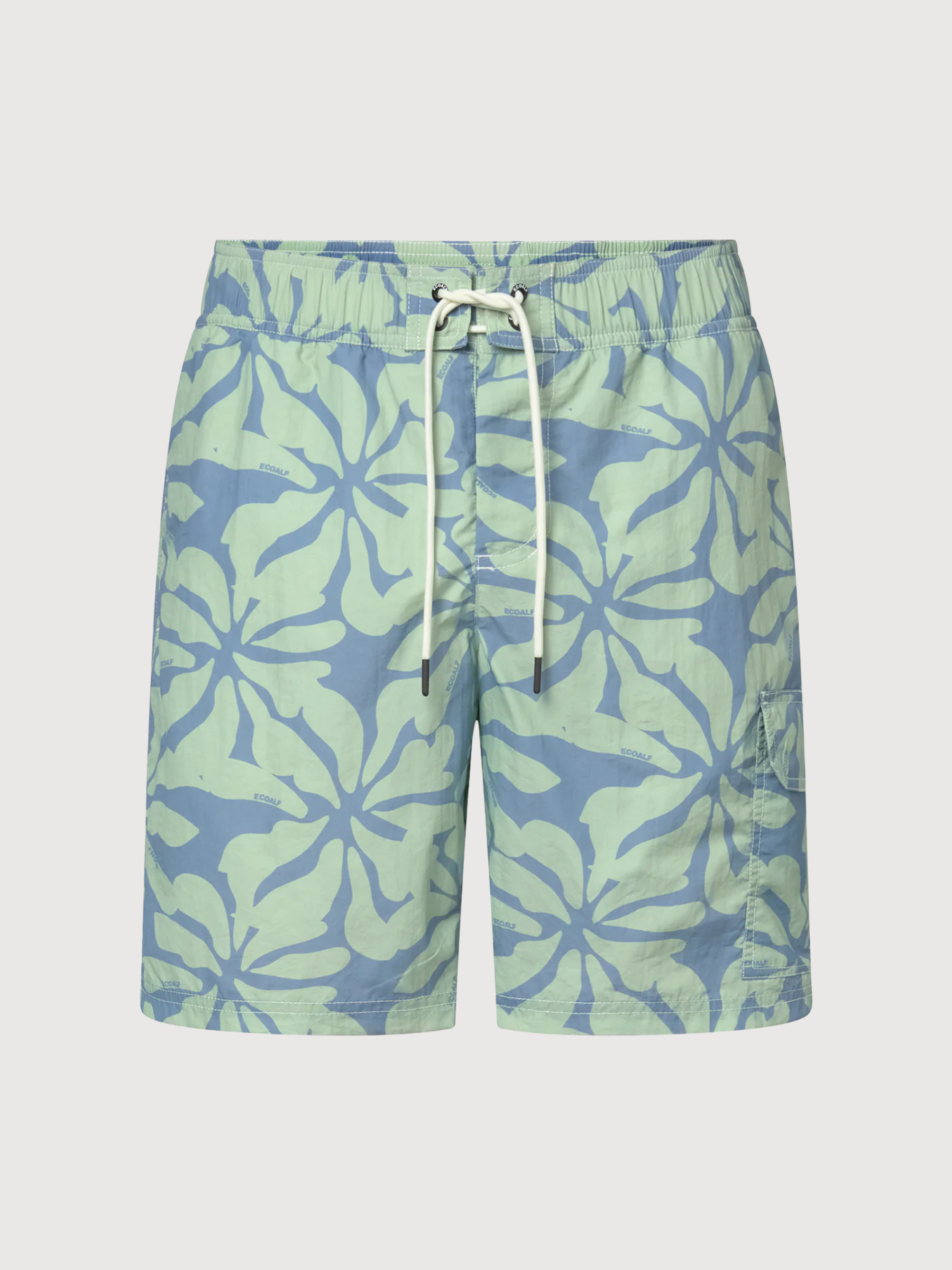 Costume da bagno Bique Uomo Stampa Tropicale Verde | Ecoalf