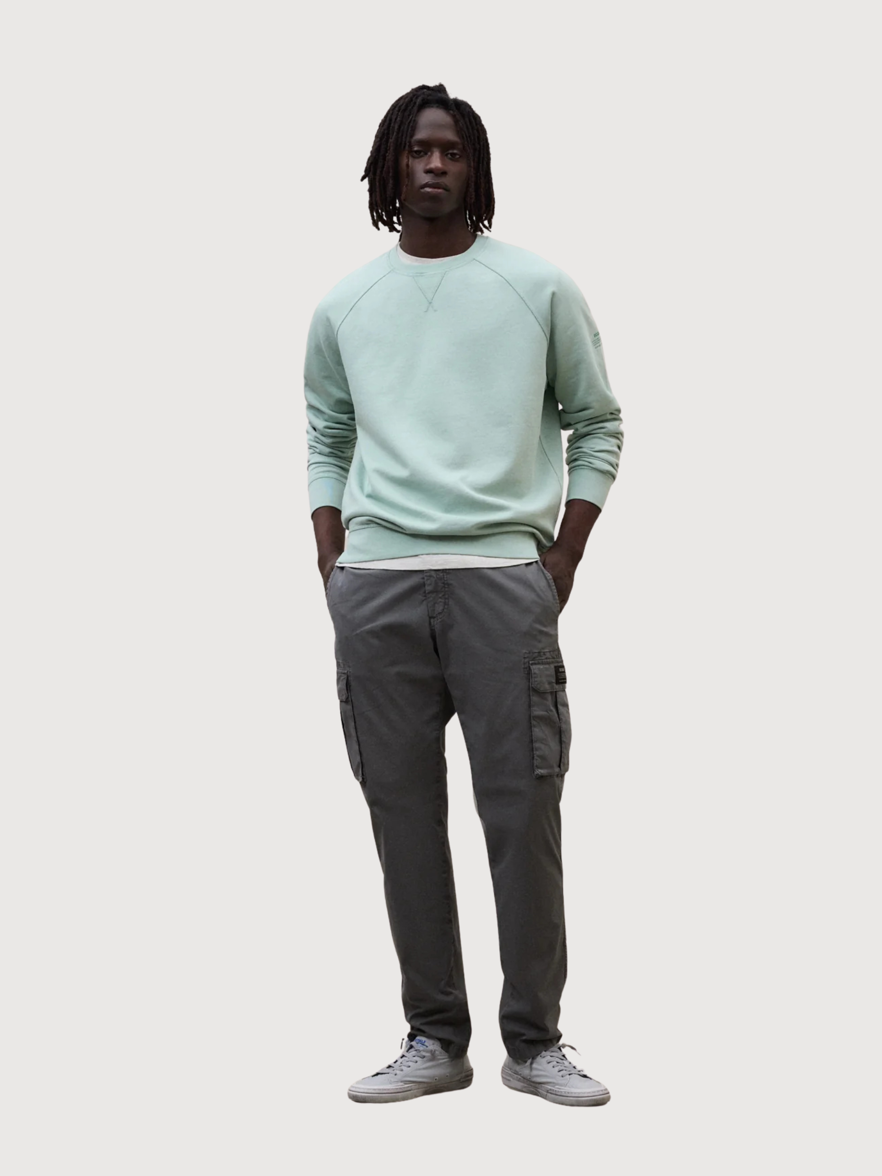 Sweatshirt Berja Man Jade Cotton | Ecoalf