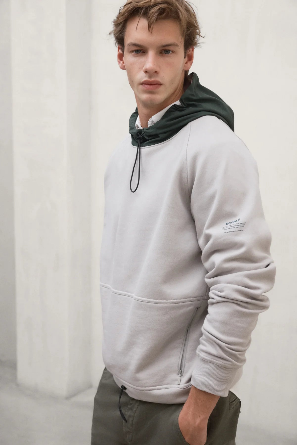 Jaon Men's Sweatshirt Light Grey | ECOALF
