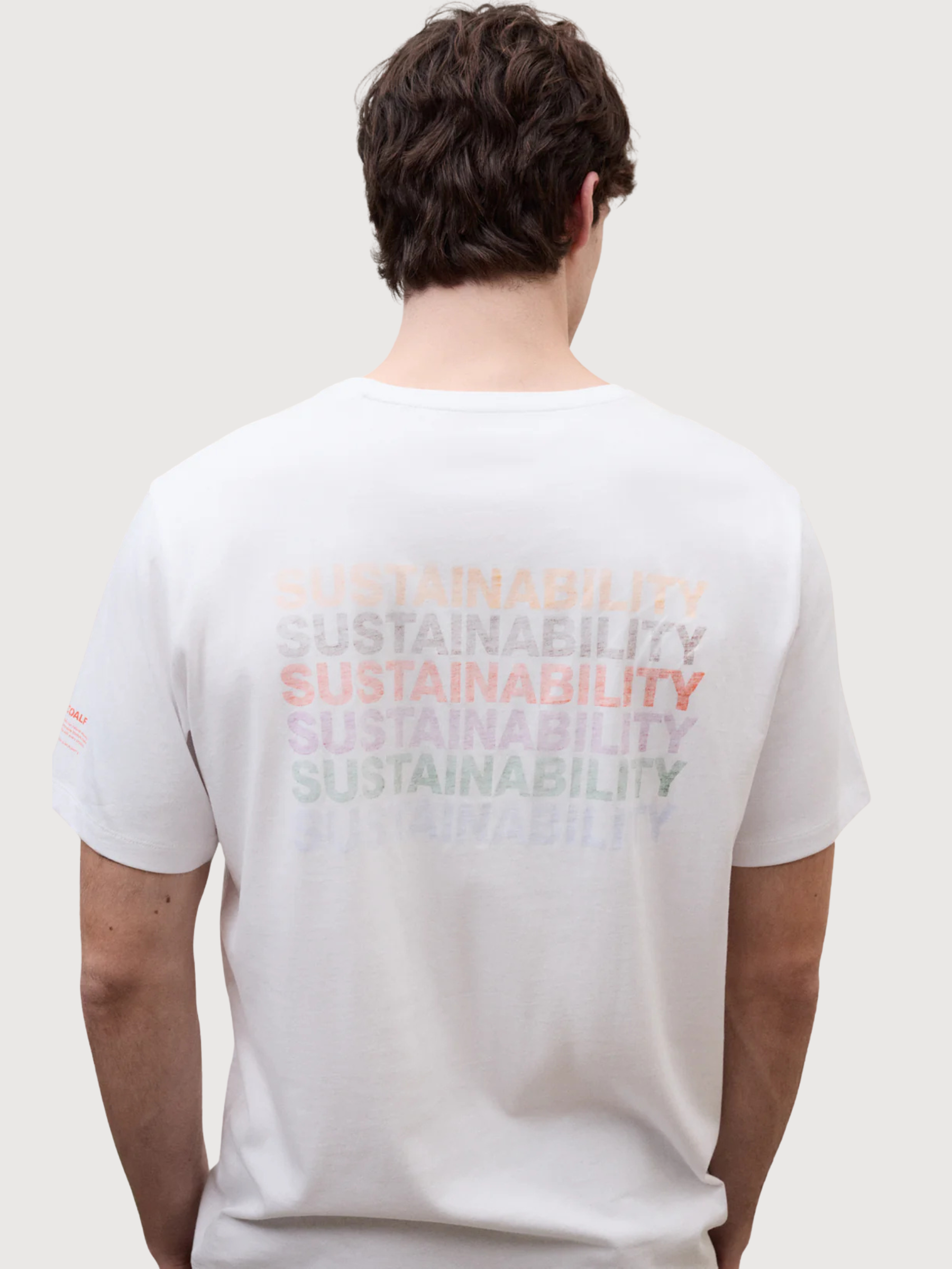 T-Shirt Bili Man White Cotton | ECOALF