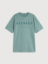 Maglietta Como azzurro in cotone organico | Ecoalf