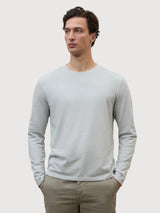 Men's Laredo Long Sleeve T‑Shirt Ice Red | ECOALF