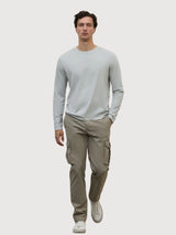 Men's Laredo Long Sleeve T‑Shirt Ice Red | ECOALF