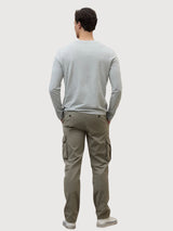 Men's Laredo Long Sleeve T‑Shirt Ice Red | ECOALF