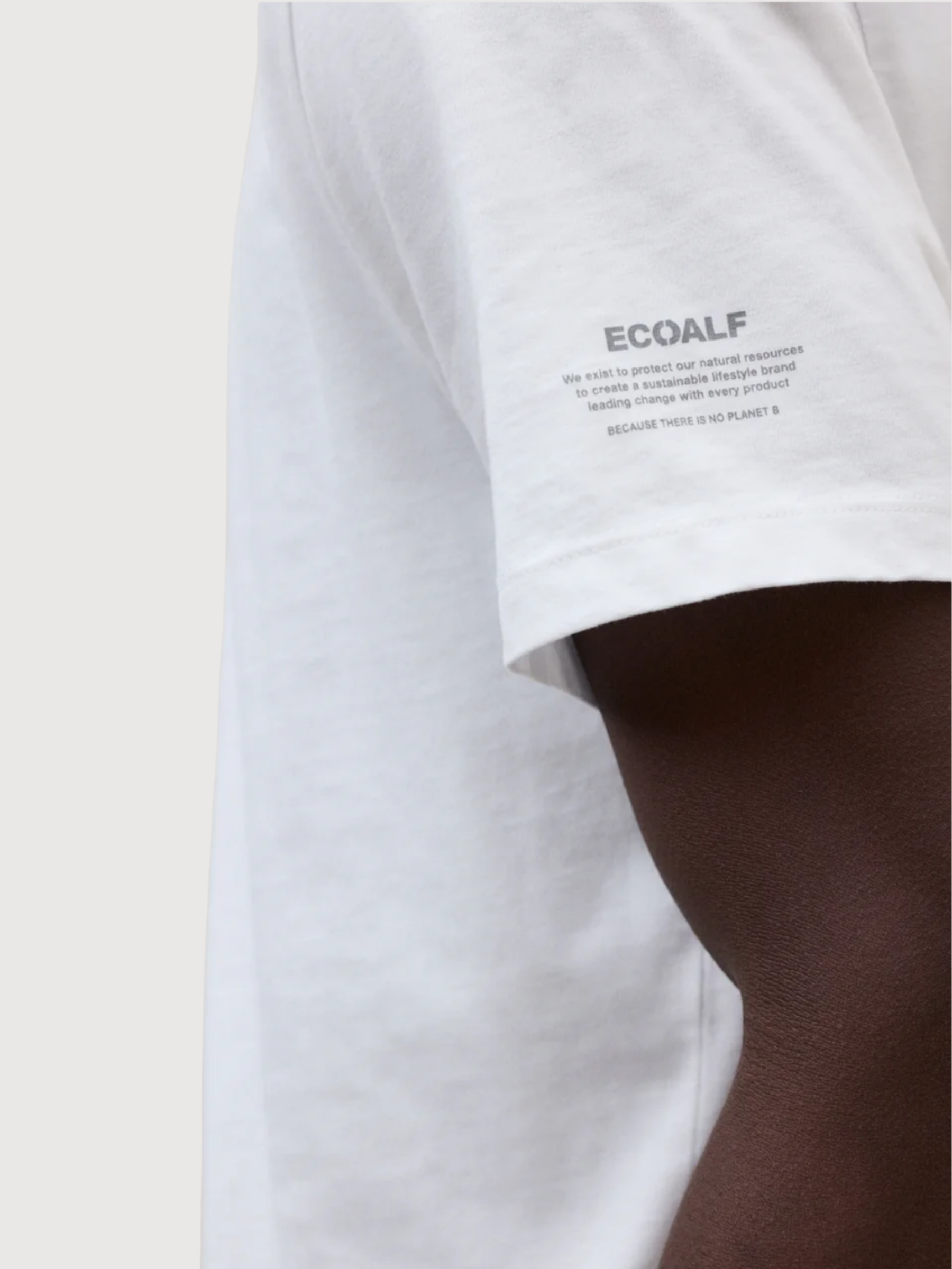 T-Shirt Vent Man Cotone Bianco | Ecoalf