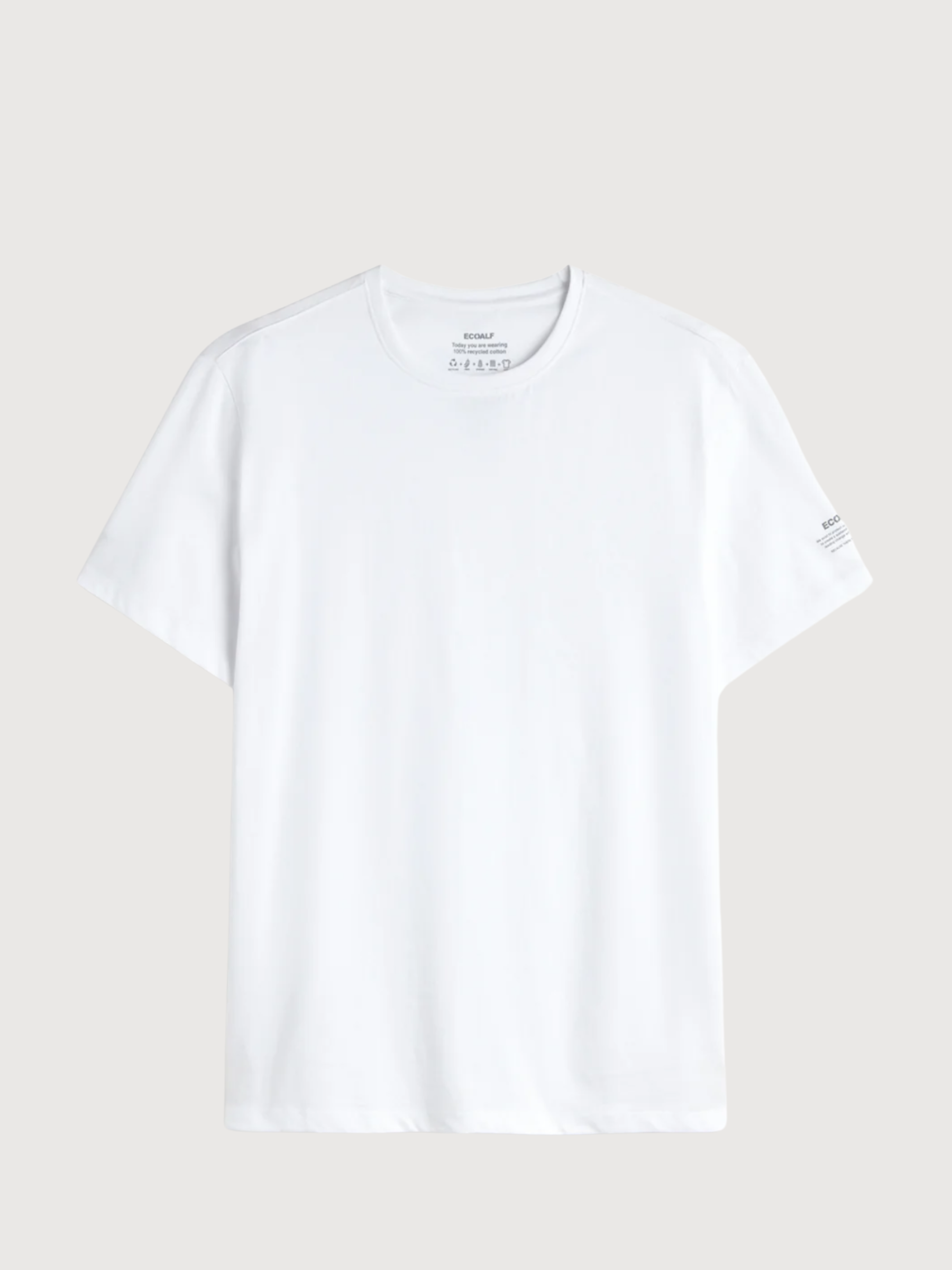 T-Shirt Vent Man Cotone Bianco | Ecoalf