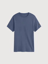 T-Shirt Vent Blue in Recycled Cotton | Ecoalf