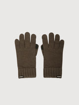 Gloves wool green dark | ECOALF