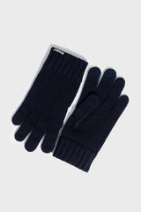 Wool Gloves Deep Navy | ECOALF