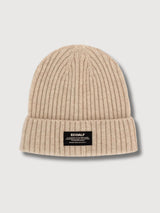 Thick Beige Unisex Beanie | Ecoalf