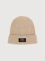 Dicke beige unisex beanie | Ecoalf