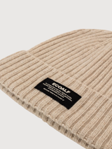 Dicke beige unisex beanie | Ecoalf