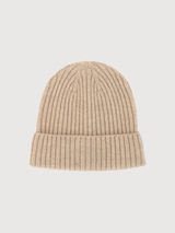 Dicke beige unisex beanie | Ecoalf