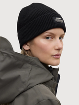 Beanie aus schwarzer Wolle | Ecoalf